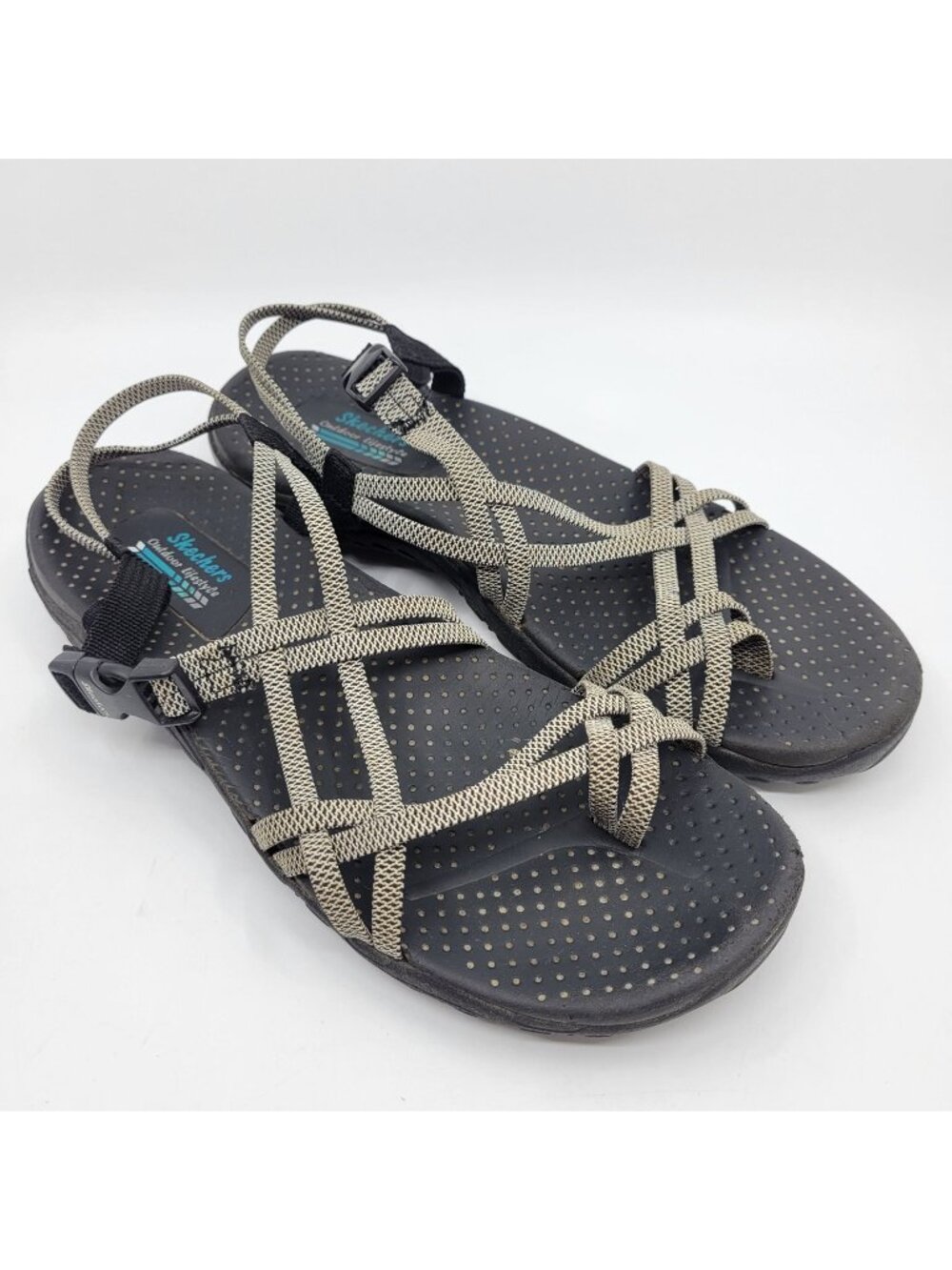 Skechers Reggae-Irie Mon Strappy Sports Sandals Womens Size 10 Comfort Outdoors